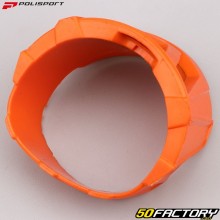 Protección del silenciador de escape Ø340 a 400 mm Polisport naranja