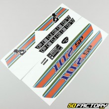 Deko-Kit Peugeot 102 SP blau