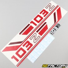 Decoration kit Peugeot 103 Z white