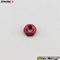 Red anodized Puig Ã˜6x1.00 mm nuts (set of 6)