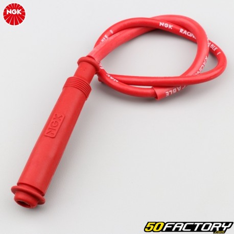 Antiparasita com fio vermelho NGK Racing Cabo CR3