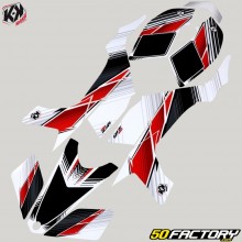 Kit déco Yamaha YFZ 450 (2009 - 2013) Kutvek Stripe rouge