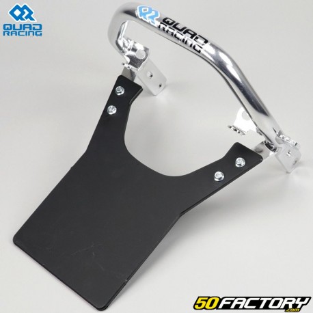 Asa trasera con matrícula Suzuki LTR 450 cuádrupleRacing cromo y negro