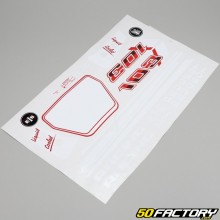 Kit déco Peugeot 103 RCX Racing LC phase 1 rouge