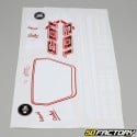 Kit déco Peugeot 103 RCX Racing LC phase 1 rouge