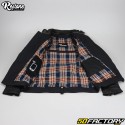 Leather jacket Restone Outrider CE approved motorcycle black
