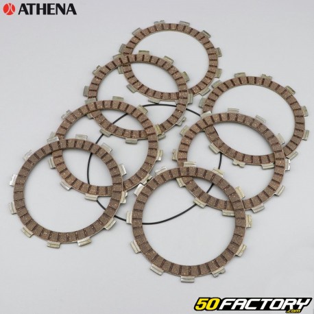 Clutch friction plates with pan gasket Honda CR 125 R (1986 - 1999) Athena