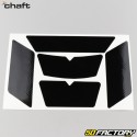Black Chaft Helmet Approved Reflective Strips (x5)