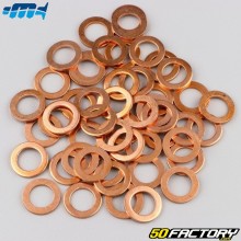 Guarnizioni per tappo di scarico in rame Ø10x16x1.5 mm Motocross Marketing (lotto di 50)