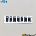 Termometri adesivi per motocross Marketing 45x12.5 mm 90 a 120°C (10 pezzi)