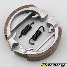 80x20 mm brake shoes Peugeot 103, MBK 51, Motobecane AV88 (wheel type Leleu) ...