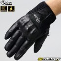 Handschuhe Restone  Außenride r CE-geprüftes Motorrad schwarz