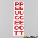 Gabelrohraufkleber Peugeot 103 rot