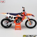 Moto miniature 1/6e KTM SX-F 450 Factory (2018) Jeffrey Herlings 84 Maisto