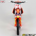 Motocicletta in miniatura 1/6esima KTM SX-F 450 Factory (2018) Jeffrey Herlings 84 Maisto