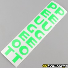 Stickers de fourreaux de fourche Peugeot 103 verts fluo