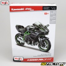 Miniaturmotorrad 1./12. Kawasaki Ninja H2R Maisto (Modellbausatz)