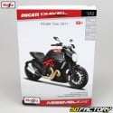 Moto miniature 1/12e Ducati Diavel Carbon Maisto (kit maquette)