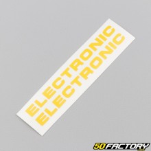 decalcomanie &quot;Electronic&quot; dei carter Peugeot 103 giallo