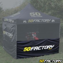 Demi cloison pour tente paddock 50 Factory 3x3m noire (à l'unité)