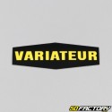 Variator cover sticker Peugeot 103 yellow