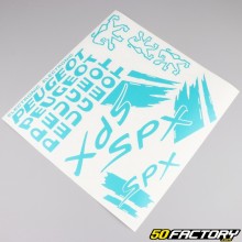 Decoration kit Peugeot 103 SPX ocean green V1