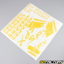 Kit grafiche adesivi Peugeot 103 SPX giallo V1