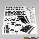 Kit déco Peugeot 103 SPX noir V1