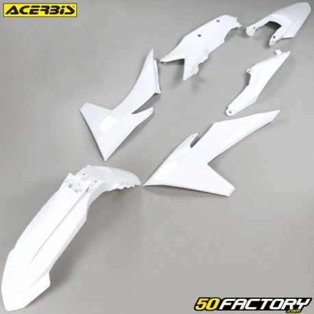 Kit de carenado KTM SX 125, 250, SX-F 350, 450... (desde 2023) Acerbis color blanco