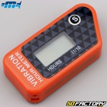 Compteur d'heures sans fil Motocross Marketing orange