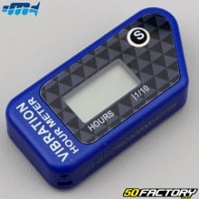 Compteur d'heures sans fil Motocross Marketing bleu