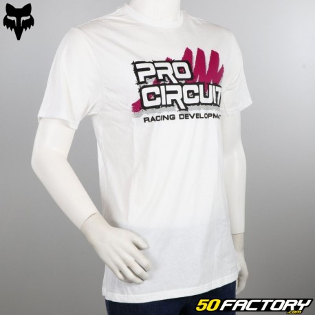 T-shirt Fox Racing Pro Circuit branco