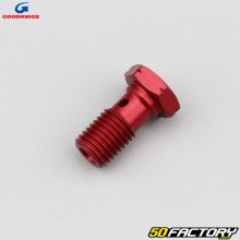 Parafuso de freio banjo Ø10x1.25 mm simples Goodridge vermelho V2