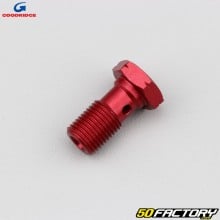 Banjo brake screw Ø10x1.00 mm single Goodridge red V2