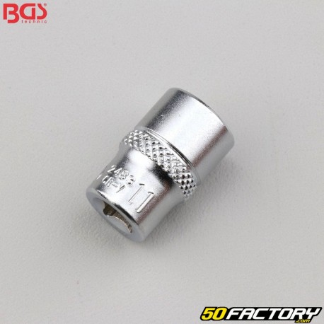 Chiave a bussola 11 mm 6 sezioni 1/4'' BGS