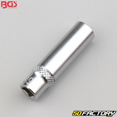 Zócalo 9 mm 6 lados 1/4&#039;&#039; BGS largo