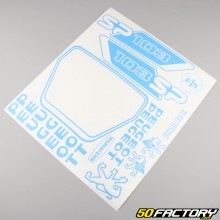 Decoration kit Peugeot 103 SP light blue V2