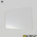 100x100 mm trapezoidal enduro motorcycle license plate transparent plate (single)