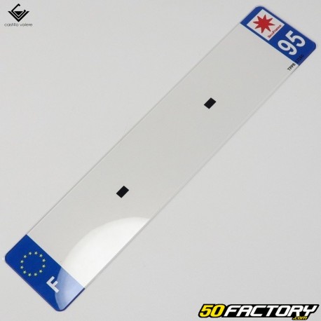 520x110 mm Autokennzeichen transparente Platte (einzeln)