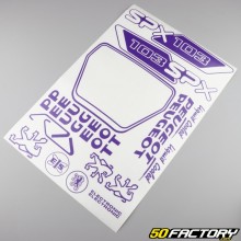 Kit déco Peugeot 103 SPX violet foncé V2
