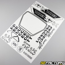 Kit déco Peugeot 103 SPX noir V2