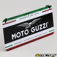 Insegna smaltata Moto Guzzi 10x20 cm