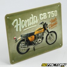 Insegna smaltata Honda CB750 15x20 cm