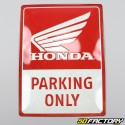 Enamel sign Honda Parking Only 30x40 cm