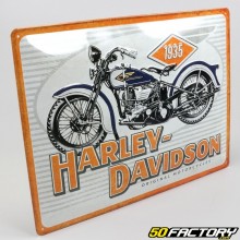 Harley Davidson Motor 30x40cm Sinal Esmalte