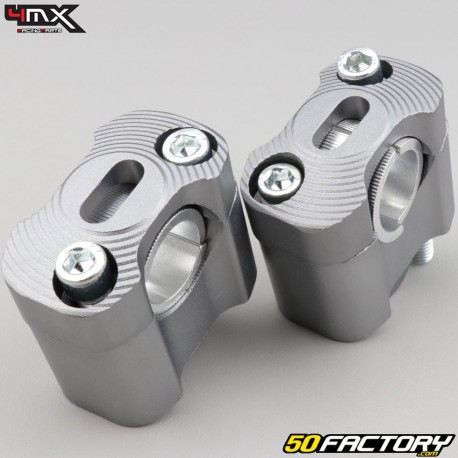 Abrazaderas de manillar de titanio 22MX de 28 mm y 4 mm