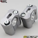 22mm and 28mm 4MX titanium handlebar clamps