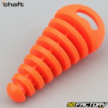 Auspuffstopfen Chaft Schalldämpferkappe mit kleinem Durchmesser orange