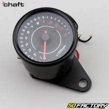 Tacômetro universal 13000 RPM chaft preto