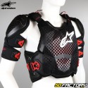 Giubbotto protettivo Alpinestars A-10 nero e rosso